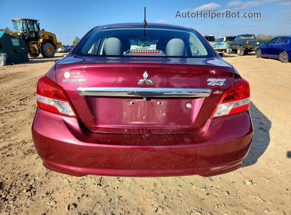 ML32F3FJ5KHF02165 2019 MITSUBISHI MIRAGE Бордовый Вид сзади