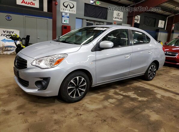 ML32F3FJ5KHF17944 2019 MITSUBISHI MIRAGE Silver Front left
