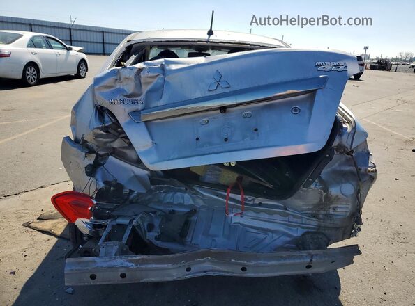 ML32F3FJ7HH003101 2017 MITSUBISHI MIRAGE Silver Widok z tyłu