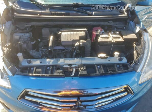 ML32F3FJ7HHF14763 2017 MITSUBISHI MIRAGE Blue Vista interior trasera
