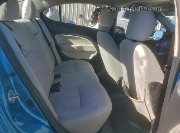 ML32F3FJ7HHF14763 2017 MITSUBISHI MIRAGE Blue Vista de los asientos traseros