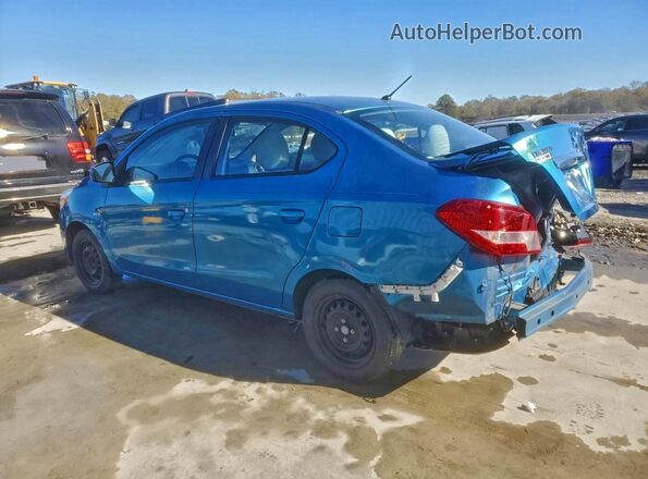 ML32F3FJ7HHF14763 2017 MITSUBISHI MIRAGE Blue Trasero izquierdo