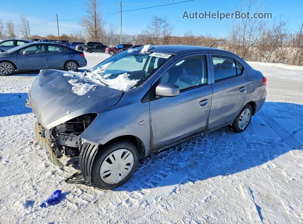ML32F3FJ7JHF01307 2018 MITSUBISHI MIRAGE Silver Vista tres cuartos delantera izquierda