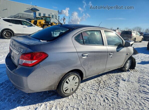 ML32F3FJ7JHF01307 2018 MITSUBISHI MIRAGE Silver Trasero derecho