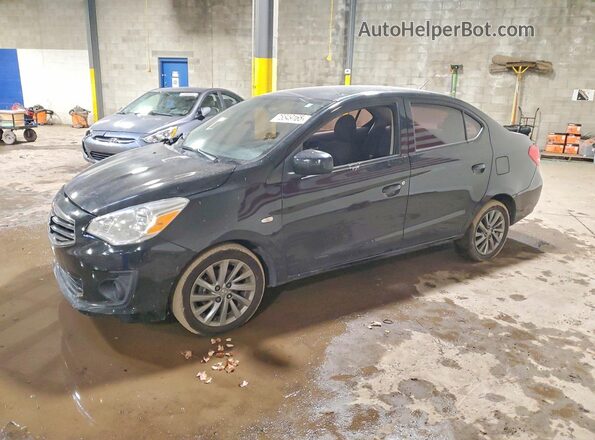 ML32F3FJ7JHF15370 2018 MITSUBISHI MIRAGE Черный Передняя левая четверть