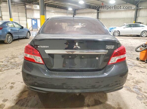 ML32F3FJ7JHF15370 2018 MITSUBISHI MIRAGE Черный Вид сзади