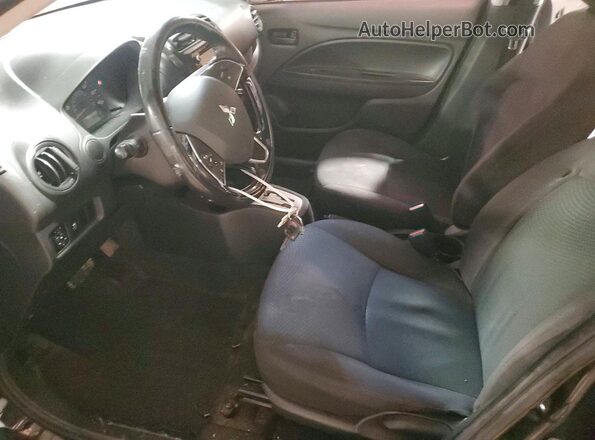 ML32F3FJ7JHF15370 2018 MITSUBISHI MIRAGE Черный Вид салона спереди