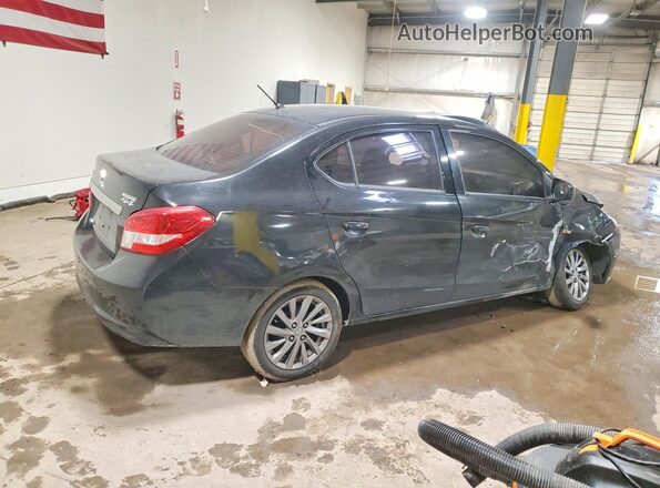 ML32F3FJ7JHF15370 2018 MITSUBISHI MIRAGE Черный Задняя правая четверть