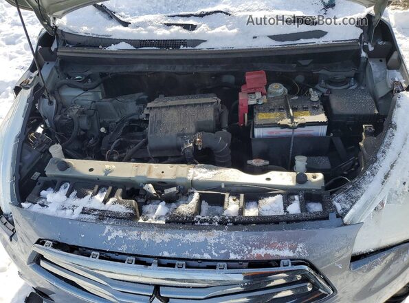 ML32F3FJ7KHF00353 2019 MITSUBISHI MIRAGE Серебряный Вид задней части салона