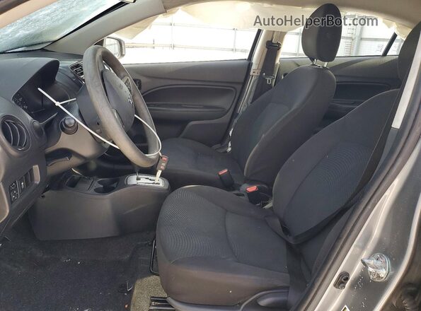 ML32F3FJ7KHF00353 2019 MITSUBISHI MIRAGE Серебряный Вид салона спереди