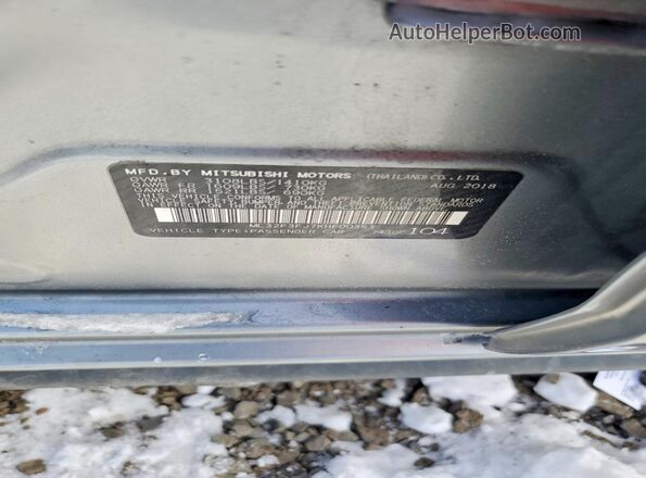 ML32F3FJ7KHF00353 2019 MITSUBISHI MIRAGE Серебряный Вид подкапотного пространства