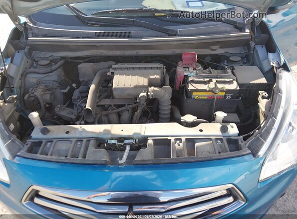 ML32F3FJ7KHF07772 2019 MITSUBISHI MIRAGE G4 Blue Vista trasera