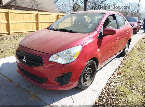 ML32F3FJ7LHF12889 2020 MITSUBISHI MIRAGE G4 Бордовый Передняя левая четверть