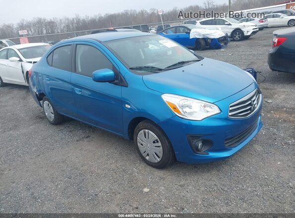 ML32F3FJ8JHF05768 2018 MITSUBISHI MIRAGE G4 Синий Передняя правая четверть
