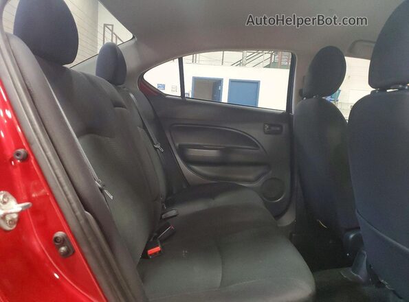 ML32F3FJ9HHF11993 2017 MITSUBISHI MIRAGE Красный Вид задней части салона