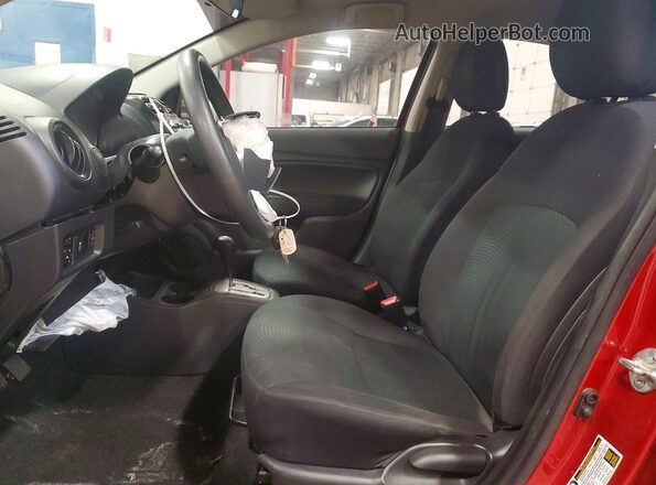 ML32F3FJ9HHF11993 2017 MITSUBISHI MIRAGE Красный Вид салона спереди