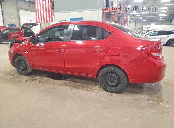 ML32F3FJ9HHF11993 2017 MITSUBISHI MIRAGE Красный Задняя левая четверть