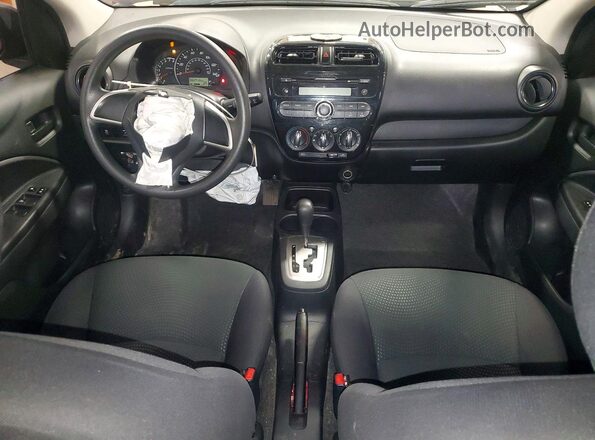 ML32F3FJ9HHF11993 2017 MITSUBISHI MIRAGE Красный Вид панели приборов