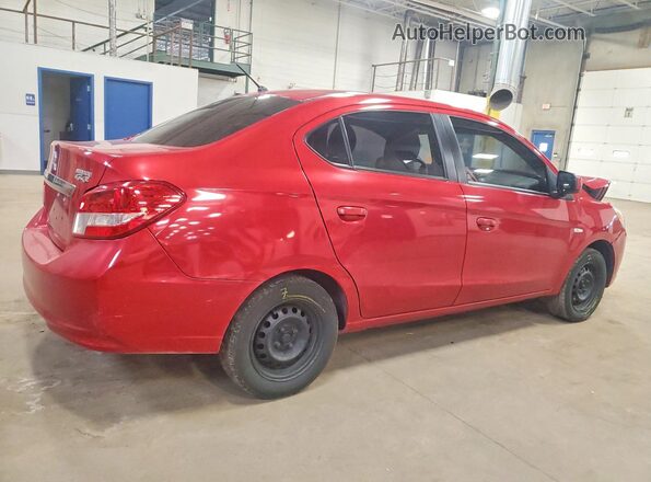 ML32F3FJ9HHF11993 2017 MITSUBISHI MIRAGE Красный Задняя правая четверть