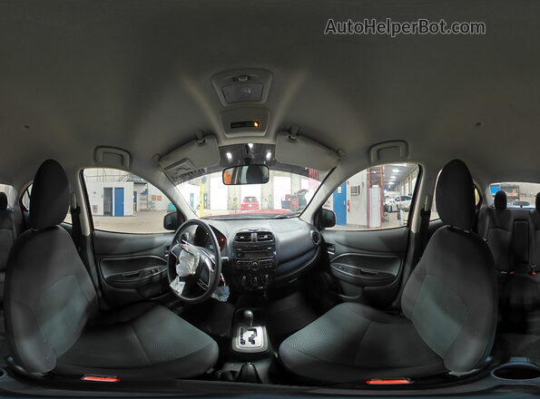 ML32F3FJ9HHF11993 2017 MITSUBISHI MIRAGE Красный Панорамный вид салона 360°