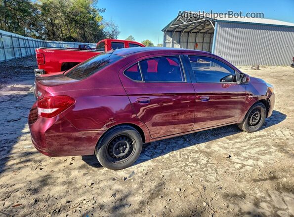 ML32F3FJ9HHF15879 2017 MITSUBISHI MIRAGE Темно-бордовый Задняя правая четверть