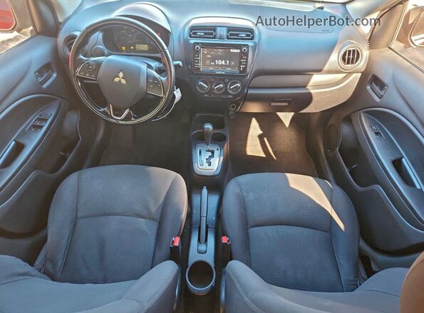 ML32F3FJ9HHF15879 2017 MITSUBISHI MIRAGE Темно-бордовый Вид панели приборов