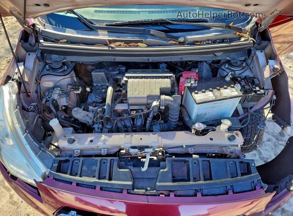 ML32F3FJ9HHF15879 2017 MITSUBISHI MIRAGE Темно-бордовый Вид задней части салона