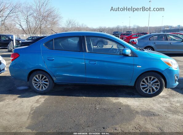 ML32F3FJ9JHF07237 2018 MITSUBISHI MIRAGE G4 Синий Вид задней части салона