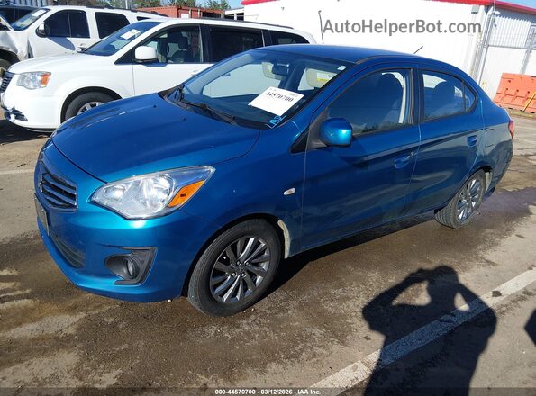 ML32F3FJ9JHF14866 2018 MITSUBISHI MIRAGE G4 Синий Передняя левая четверть