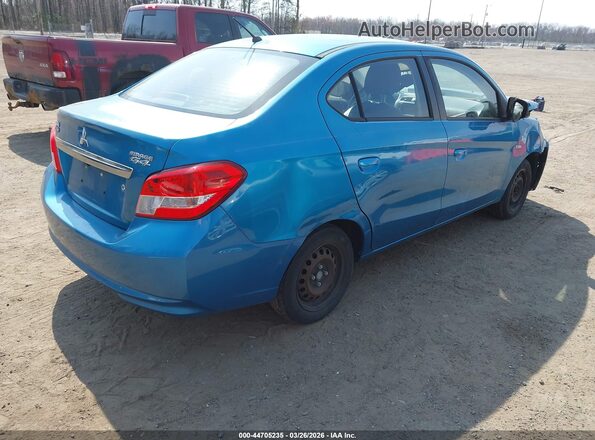 ML32F3FJXHHF10979 2017 MITSUBISHI MIRAGE G4 Blue Tył prawy