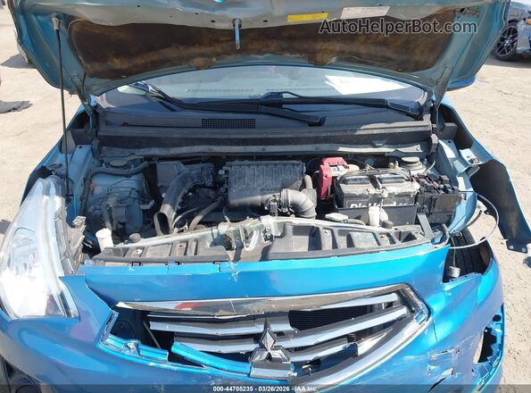 ML32F3FJXHHF10979 2017 MITSUBISHI MIRAGE G4 Blue Widok z tyłu