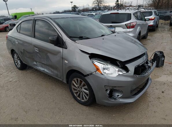 ML32F3FJXJHF05299 2018 MITSUBISHI MIRAGE G4 Серый Передняя правая четверть
