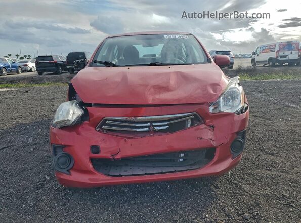 ML32F3FJXKHF11170 2019 MITSUBISHI MIRAGE Red Vista frontal
