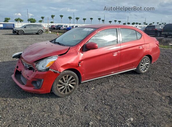 ML32F3FJXKHF11170 2019 MITSUBISHI MIRAGE Red Vista tres cuartos delantera izquierda