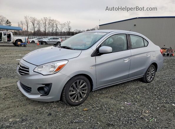 ML32F3FJXKHF14618 2019 MITSUBISHI MIRAGE Silver Առջևի ձախ երեք քառորդ տեսարան