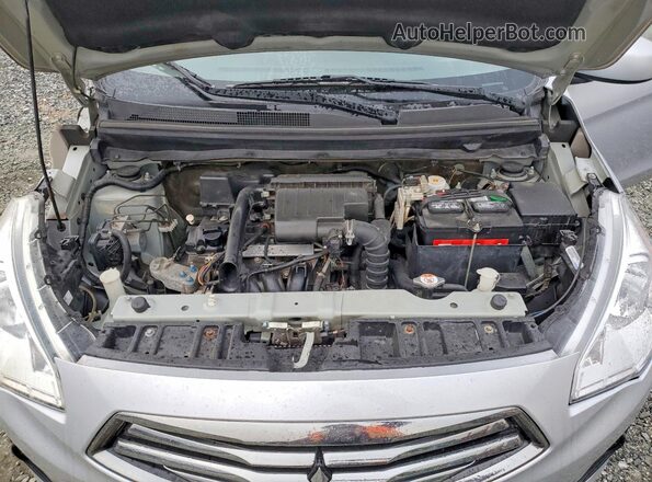 ML32F3FJXKHF14618 2019 MITSUBISHI MIRAGE Silver Սալոնի հետևի տեսք
