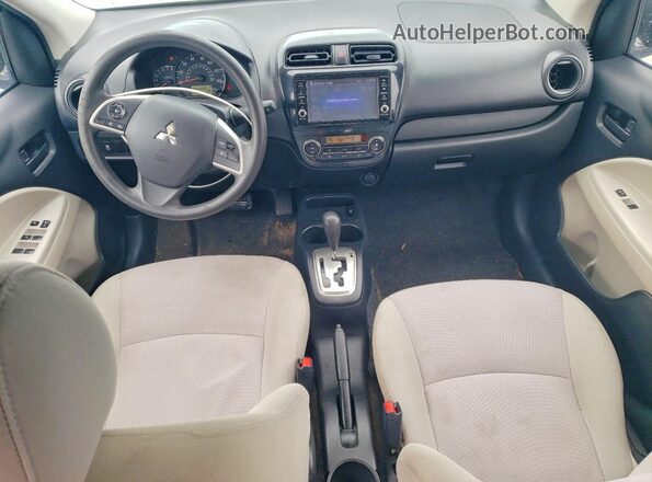 ML32F3FJXLHF00753 2020 MITSUBISHI MIRAGE Синий Вид панели приборов
