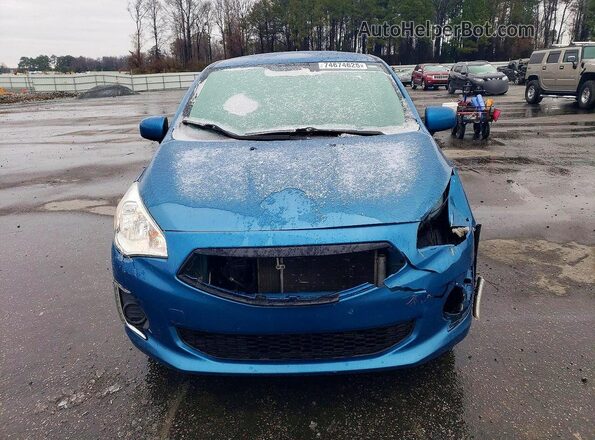 ML32F3FJXLHF00753 2020 MITSUBISHI MIRAGE Синий Вид спереди