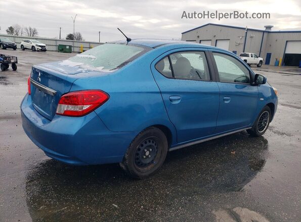 ML32F3FJXLHF00753 2020 MITSUBISHI MIRAGE Синий Задняя правая четверть
