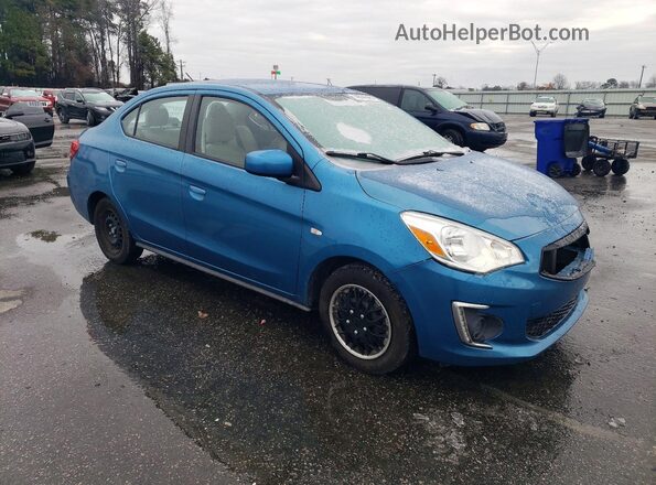 ML32F3FJXLHF00753 2020 MITSUBISHI MIRAGE Синий Передняя правая четверть
