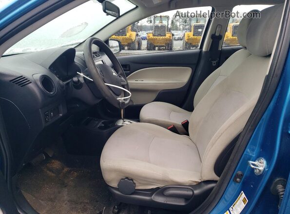 ML32F3FJXLHF00753 2020 MITSUBISHI MIRAGE Синий Вид салона спереди