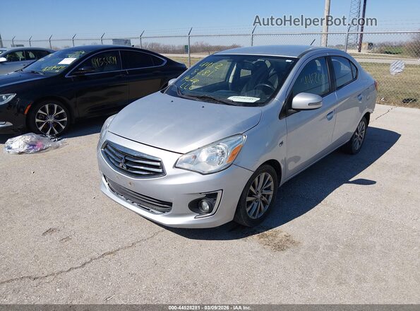 ML32F4FJ0HHF18823 2017 MITSUBISHI MIRAGE G4 Gray Vista tres cuartos delantera izquierda