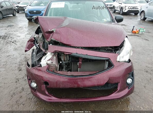 ML32F4FJ1LHF04714 2020 MITSUBISHI MIRAGE G4 Burgundy Widok z przodu