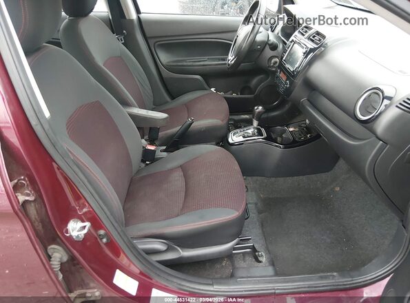ML32F4FJ1LHF04714 2020 MITSUBISHI MIRAGE G4 Burgundy Widok wnętrza z przodu