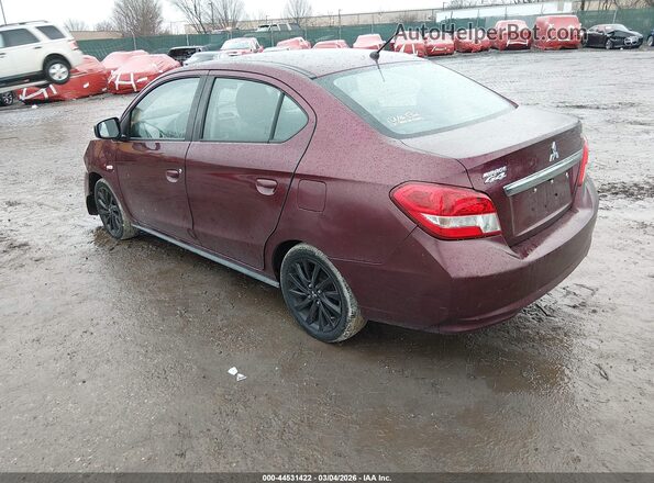 ML32F4FJ1LHF04714 2020 MITSUBISHI MIRAGE G4 Burgundy Tył lewy