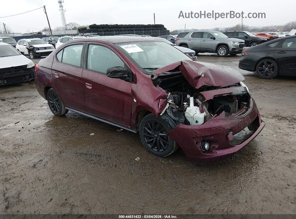 ML32F4FJ1LHF04714 2020 MITSUBISHI MIRAGE G4 Burgundy Przód prawy