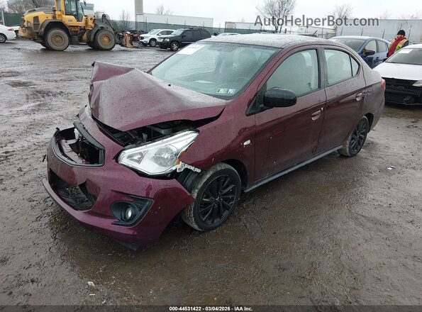 ML32F4FJ1LHF04714 2020 MITSUBISHI MIRAGE G4 Burgundy Przód lewy