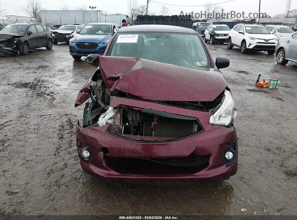 ML32F4FJ1LHF04714 2020 MITSUBISHI MIRAGE G4 Burgundy Widok zestawu wskaźników