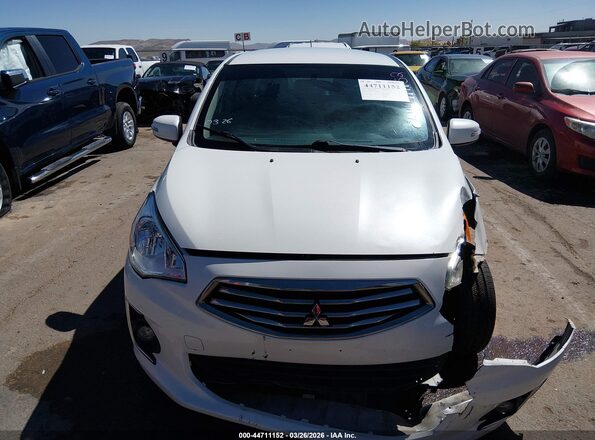 ML32F4FJ9KHF08640 2019 MITSUBISHI MIRAGE G4 White Vista del cuadro de instrumentos