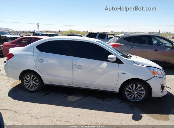 ML32F4FJ9KHF08640 2019 MITSUBISHI MIRAGE G4 White Vista interior trasera